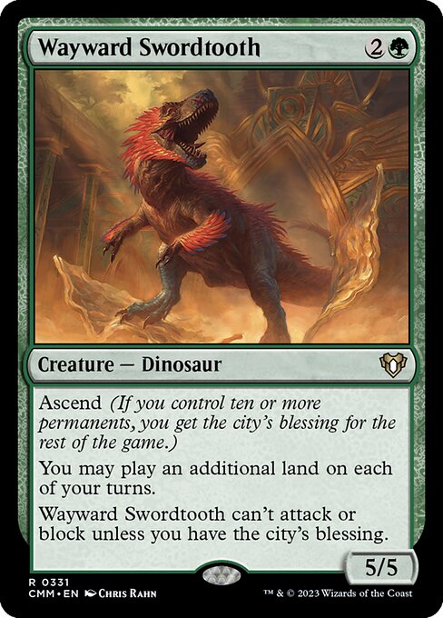 Wayward Swordtooth 331