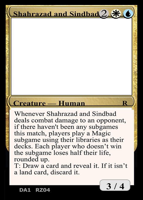 Shahrazad and Sindbad RZ04g