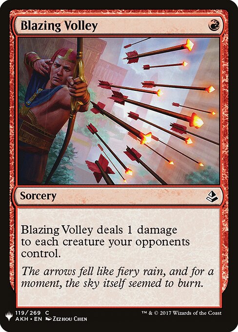 Blazing Volley AKH-119