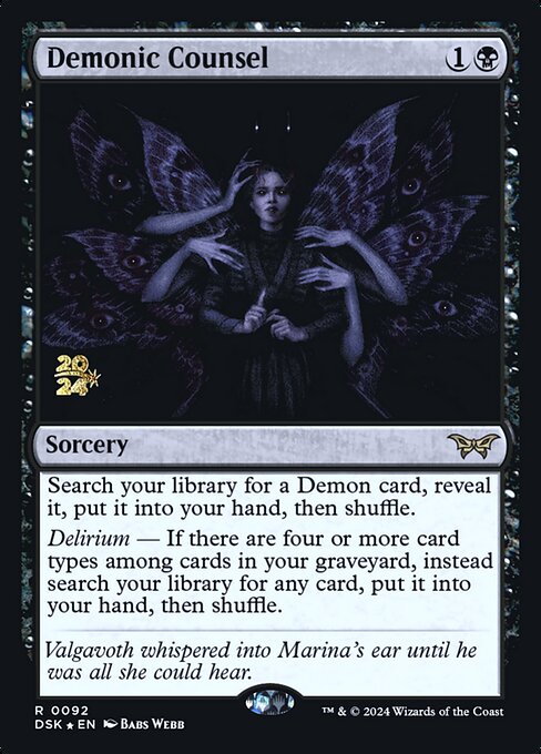 Demonic Counsel 92s