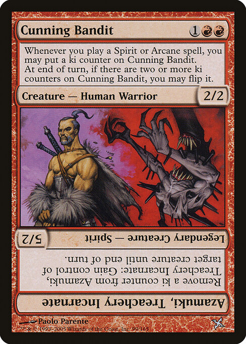 Cunning Bandit // Azamuki, Treachery Incarnate 99