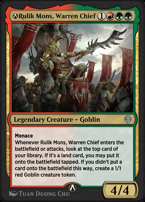 A-Rulik Mons, Warren Chief A-217