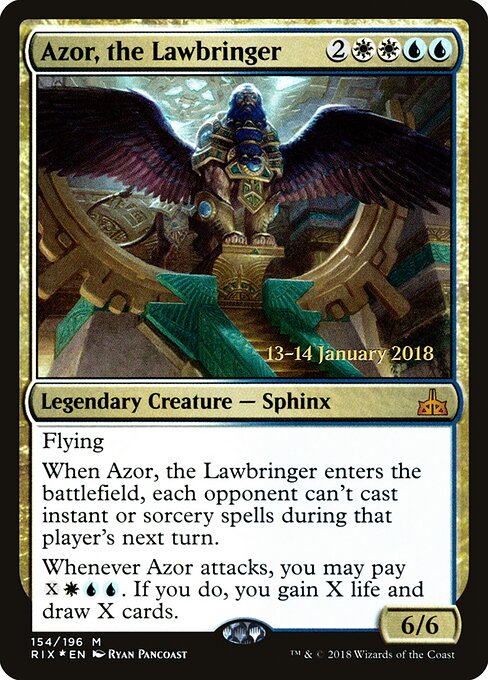 Azor, the Lawbringer 154s