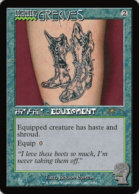 Lightning Greaves 1662