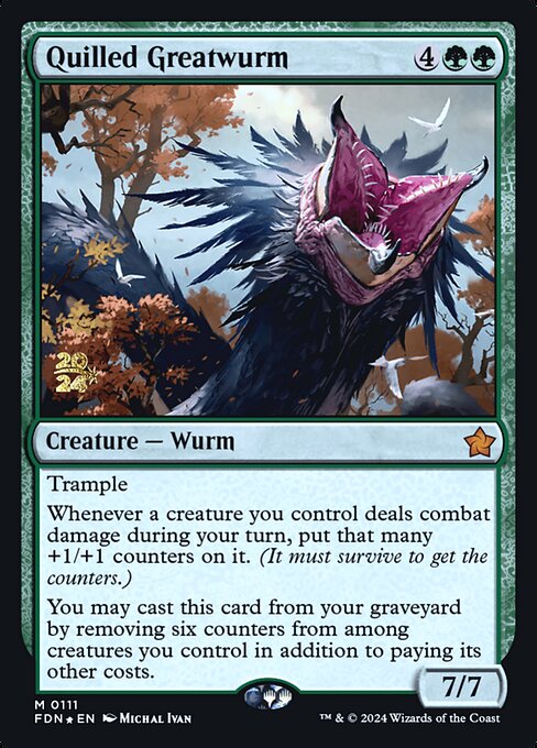 Quilled Greatwurm 111s
