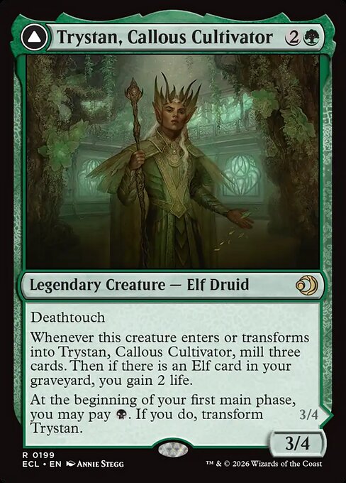 Trystan, Callous Cultivator // Trystan, Penitent Culler 199