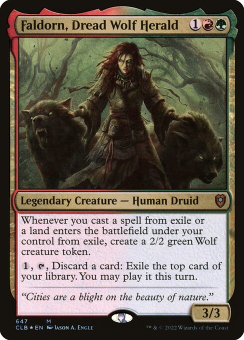 Faldorn, Dread Wolf Herald 647