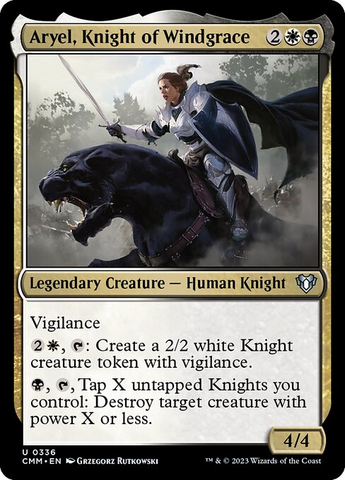 Aryel, Knight of Windgrace 336