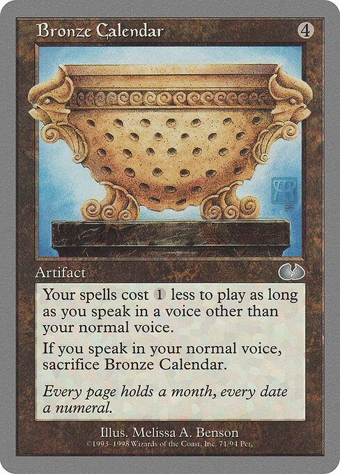 Bronze Calendar 71