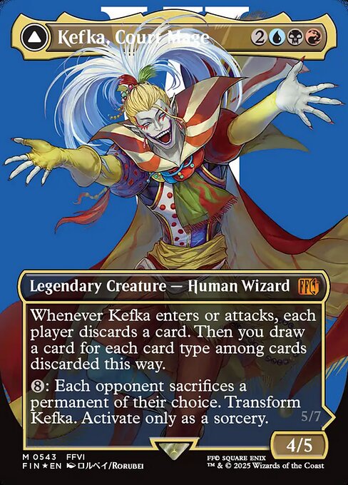 Kefka, Court Mage // Kefka, Ruler of Ruin 543