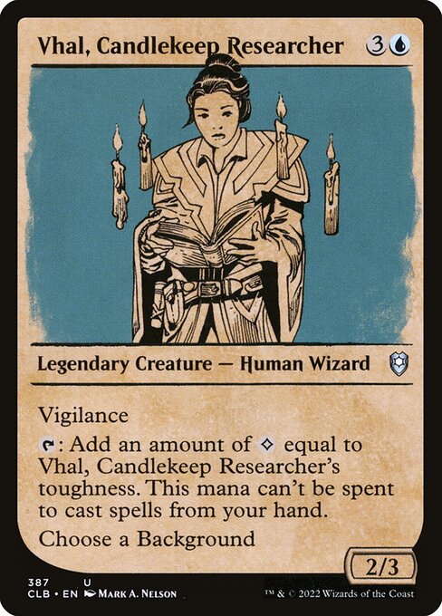 Vhal, Candlekeep Researcher 387