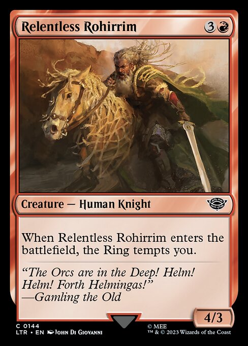 Relentless Rohirrim 144