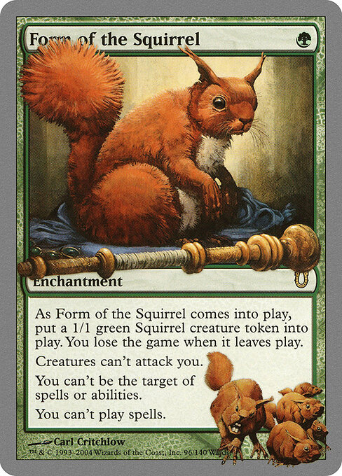 Form of the Squirrel 96