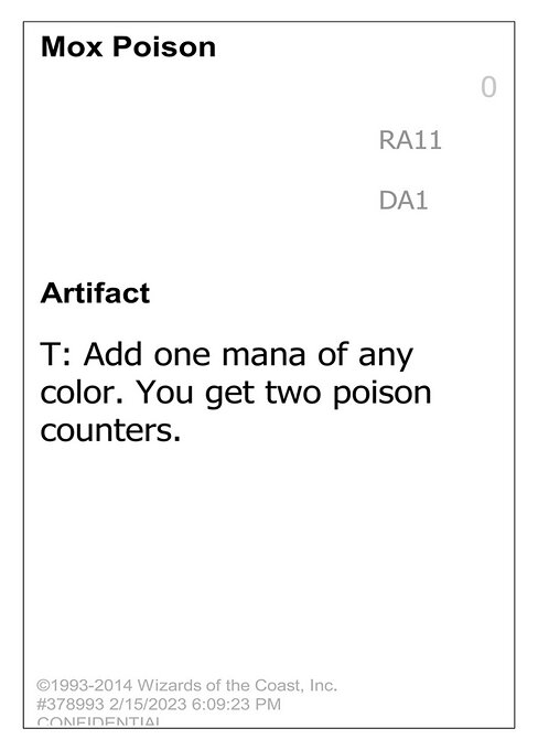 Mox Poison RA11b