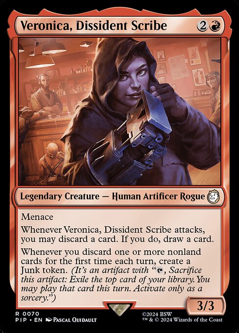 Veronica, Dissident Scribe 70