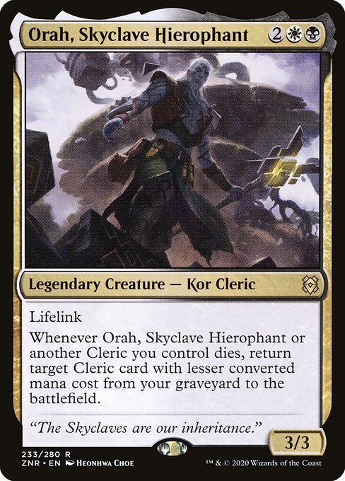 Orah, Skyclave Hierophant 233