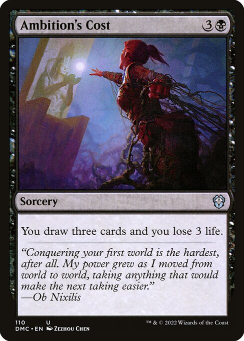 Ambition's Cost 110
