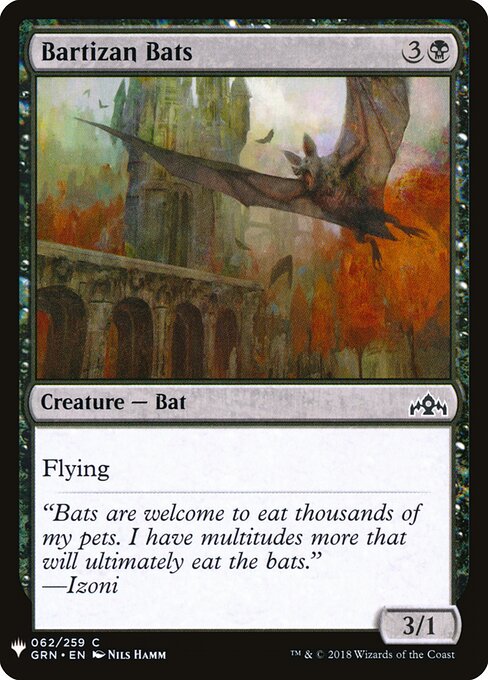 Bartizan Bats GRN-62