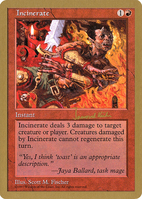 Incinerate jk242