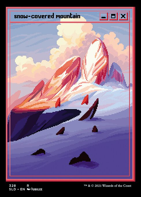 Snow-Covered Mountain 328