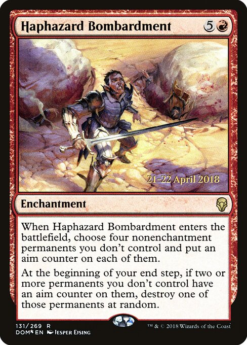 Haphazard Bombardment 131s