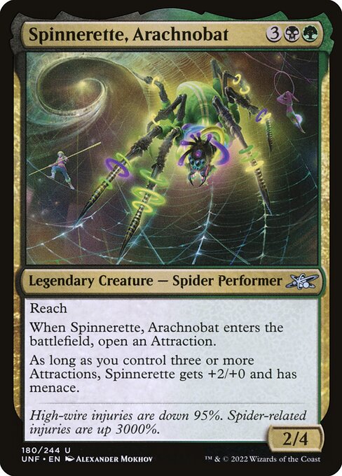 Spinnerette, Arachnobat 180