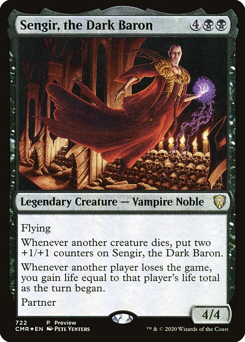 Sengir, the Dark Baron 722