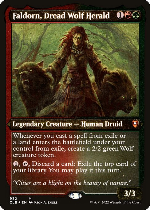 Faldorn, Dread Wolf Herald 932