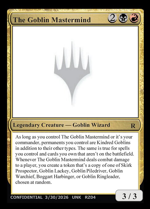 The Goblin Mastermind RZ04w