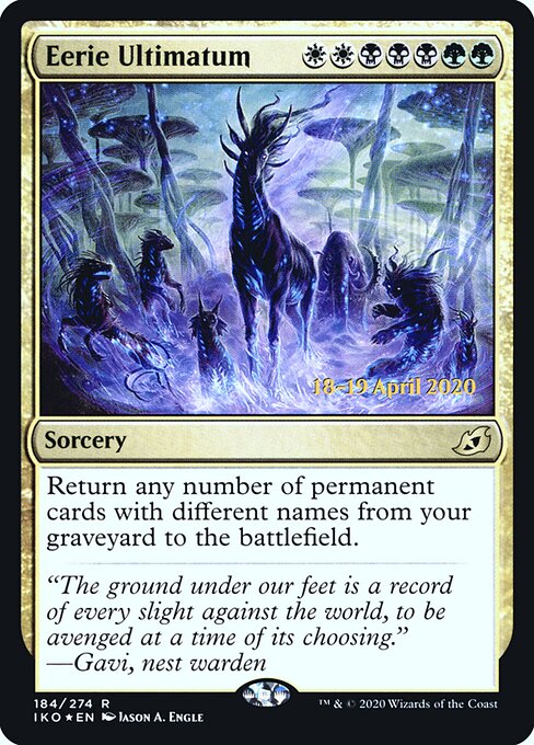 Eerie Ultimatum 184s