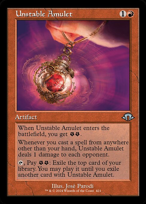 Unstable Amulet 421
