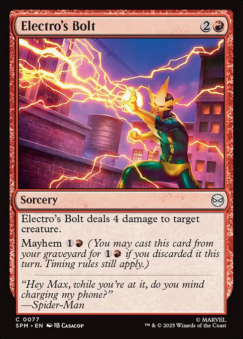 Electro's Bolt 77