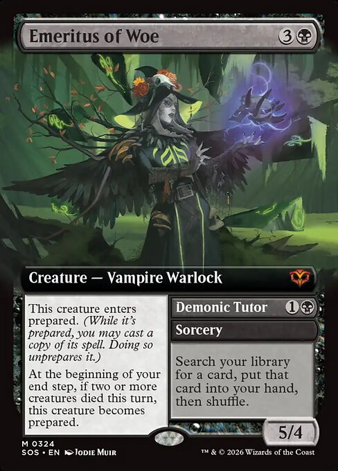 Emeritus of Woe // Demonic Tutor 324