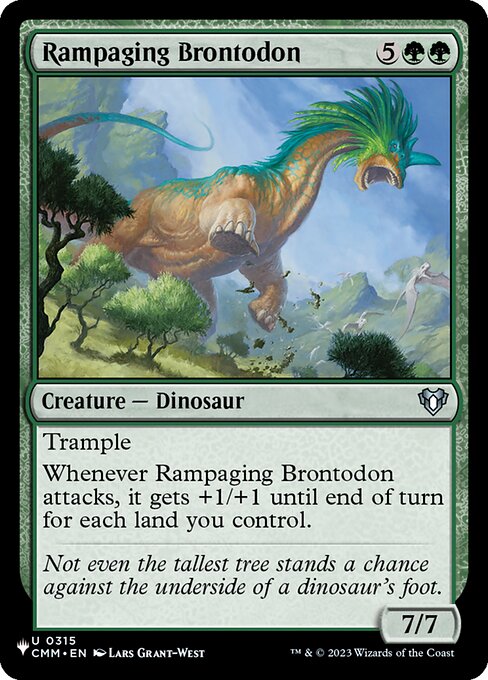 Rampaging Brontodon CMM-315