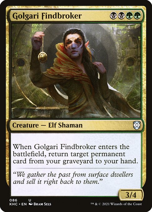 Golgari Findbroker 86