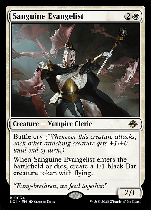 Sanguine Evangelist 34