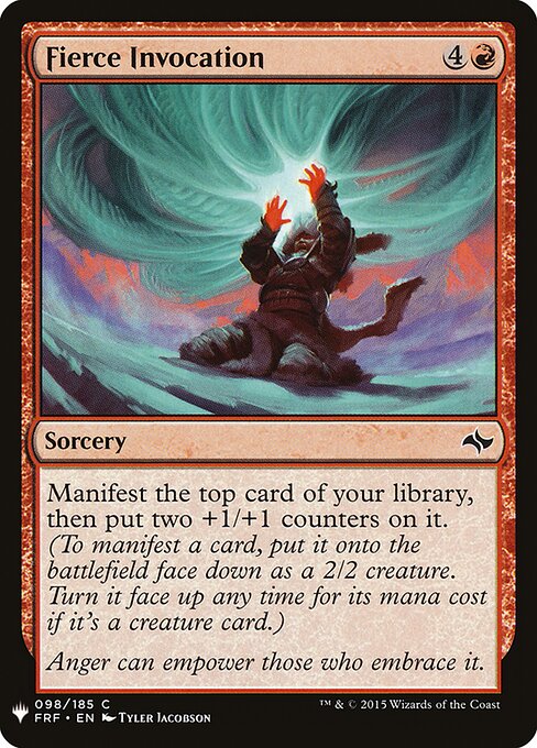 Fierce Invocation FRF-98