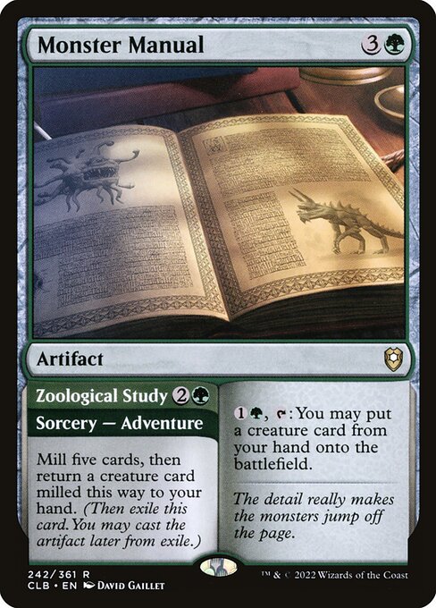Monster Manual // Zoological Study 242