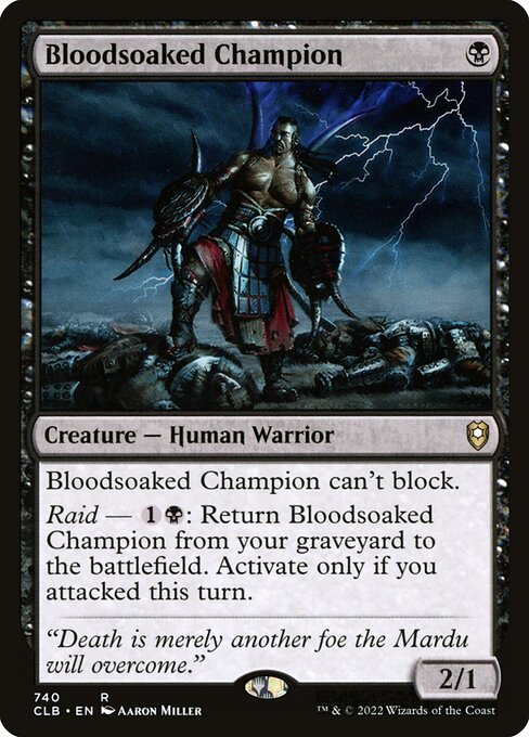 Bloodsoaked Champion 740