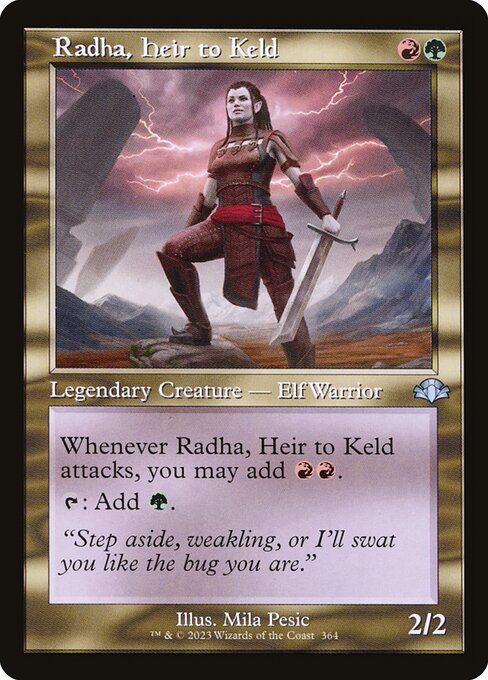 Radha, Heir to Keld 364
