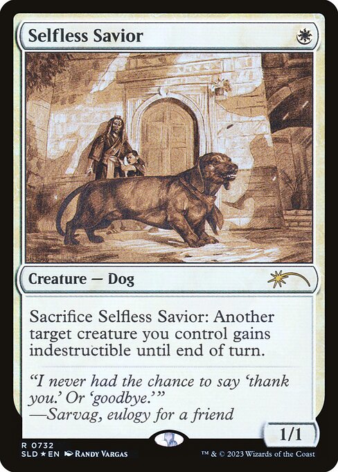 Selfless Savior 732