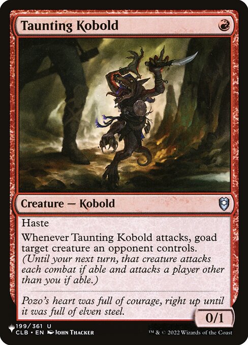 Taunting Kobold CLB-199