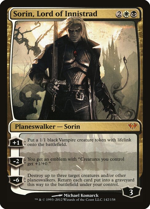 Sorin, Lord of Innistrad 142