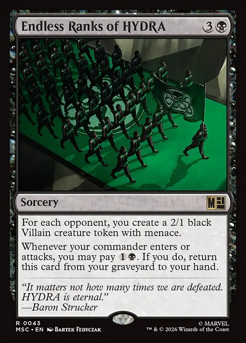 Endless Ranks of HYDRA 43