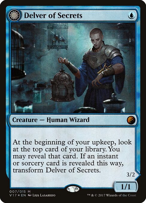 Delver of Secrets // Insectile Aberration 7