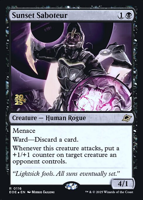 Sunset Saboteur 116s