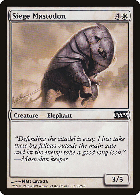 Siege Mastodon 30