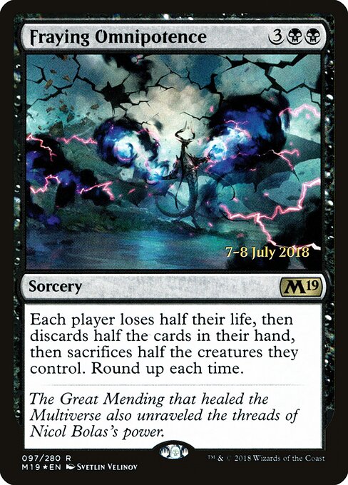 Fraying Omnipotence 97s