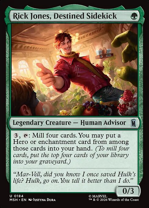 Rick Jones, Destined Sidekick 184