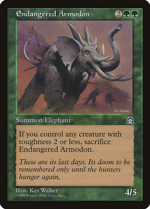 Endangered Armodon 107